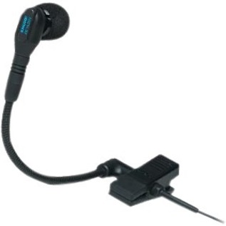 CLIP-ON GOOSENECK CONDENSER MICROPHONE FOR BRASS, WIND AND PERCUSSION INSTRUMENT