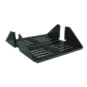 DOUBLE-SIDED SHELF; 19INW X 6.13INH X 21.75IND; CLEAR; VENTED