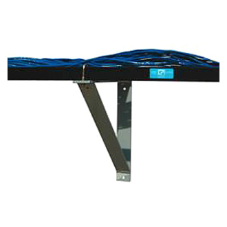 TRIANGULAR SUPPORT BRACKET; BLACK