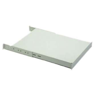 MEGAFRAME FIXED SHELF; 19INW X 3.5INH X 18IND; BLACK; SINGLE SIDED; VENTED MEGAF