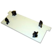 FIBER SLACK MANAGER PANEL; 19INW X 1.75INH; BLACK