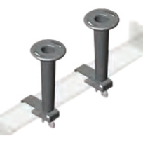 UNIVERSAL/TROUGH STYLE CABLE RUNWAY PATHWAY DIVIDER; 3.94INH; BLACK
