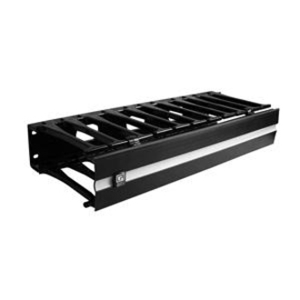 HORIZ CBL MGR,2U,19IN,BK