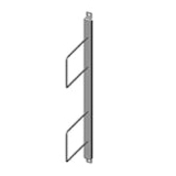 CABLE DIVIDER KIT; EVOLUTION CABLE MANAGER; FOUR DIVIDERS; BLACK
