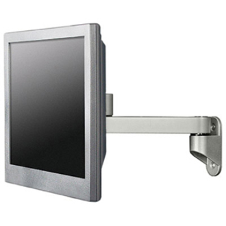 SUPPORTS MONITORS/TVS UP TO 43" AND 28 LBS. OFFERS 10.5" EXTENSION, 190 TILT, A