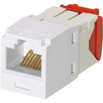 24PK UTP JACK MOD CAT5E RJ45 8 POSIT WHT