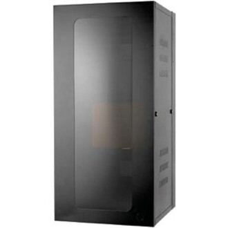 CABINET, QUADCAB,WALLMNT,4HX26D,SOL,BK
