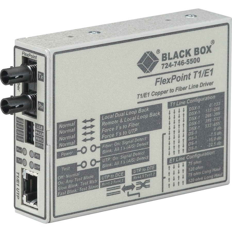 MANAGED T1/E1 MEDIA CONVERTER - T1/E1 CO