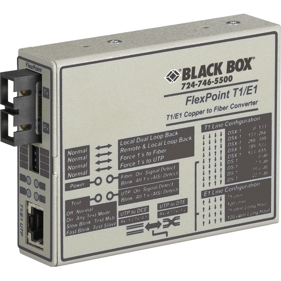 MANAGED T1/E1 MEDIA CONVERTER - T1/E1 CO