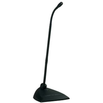 GOOSENECK MICROPHONE, ATTACHED DESKTOP BASE, CARDIOID, LENGTH 30 CM (12), WITH P
