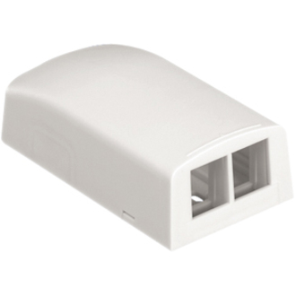 NK 2 PORT SURFACE MNT BOX WHT MULTI 10