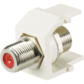 NK COUPLER MOD F TYPE WHT