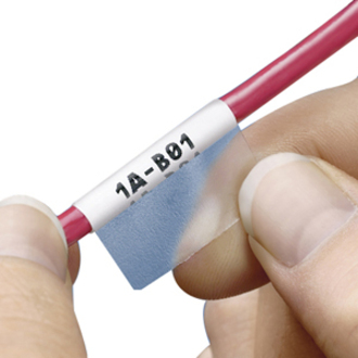 WHT CBL IDENTIFICATION SLEEVE 1IN LONG