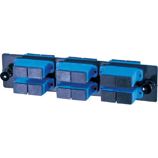 PANEL,6/SC/DX/BLUE/CER/SM,1U,BLACK