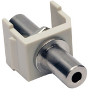 SNAP-FIT, KEYSTONE,3.5MM STEREO,F/F,OW