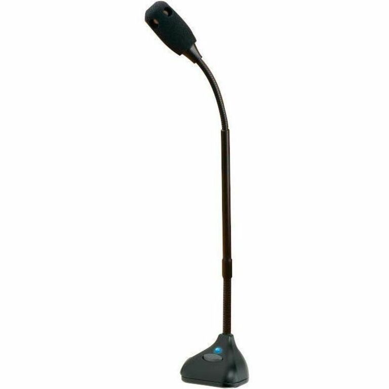 MULTI-PATTERN GOOSENECK MICROPHONE WITH FLANGE MOUNT, 18-INCH GOOSENECK - RF SHI
