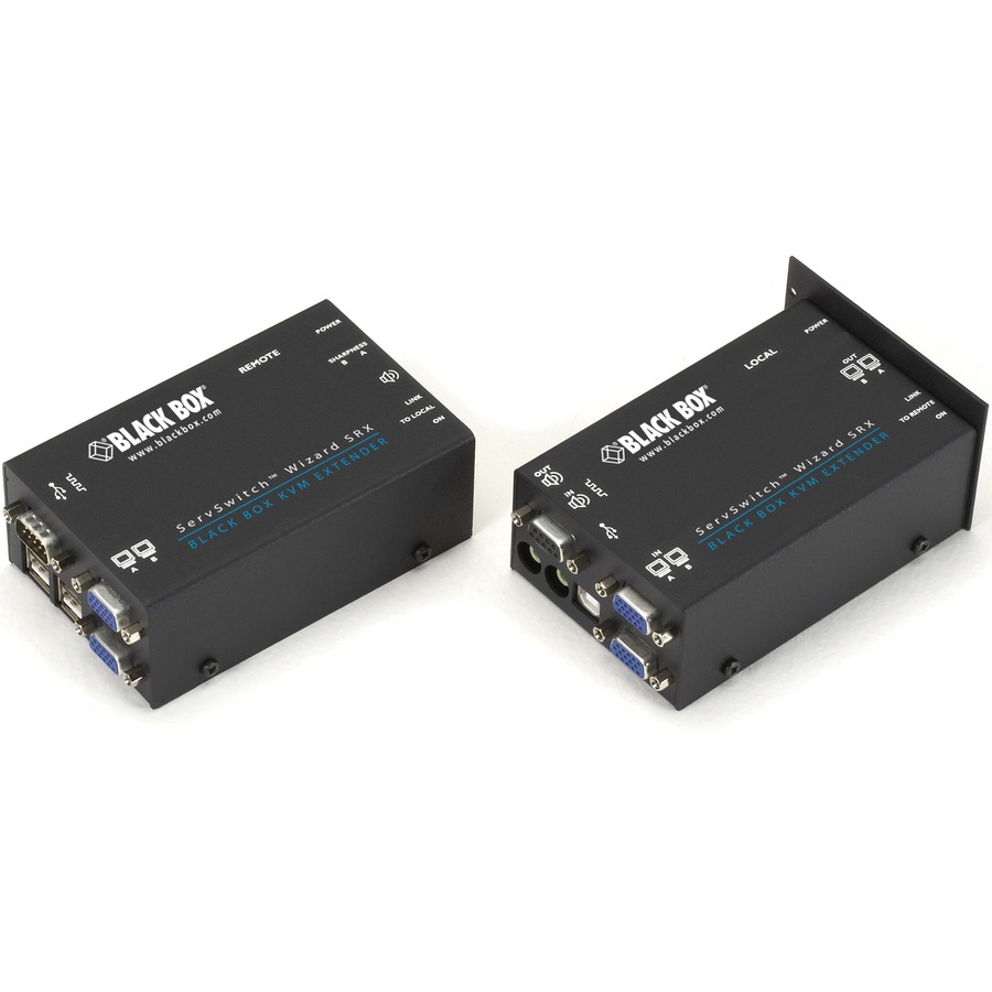 KVM EXTENDER - DUAL VGA, USB 2.0, RS232, AUDIO, DUAL-ACCESS, CATX
