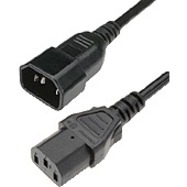 PDU CABLE - IEC320 -C14 TO C13 (10A/4.5FT/1.37M), SINGLE PACK