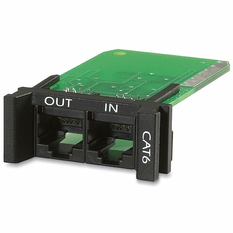 CAT REPLACEABLE RACKMOUNT 1U 6 NETWORK SURGE PROTECTION MODULE