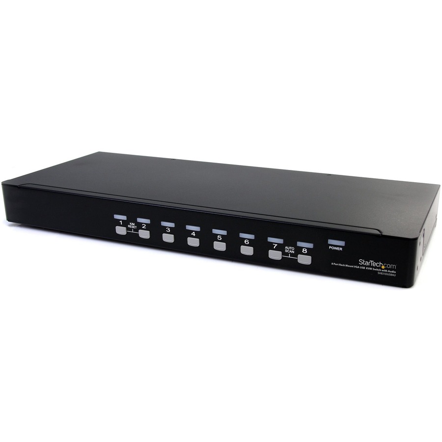 8 PORT USB VGA KVM SWITCH WITH AUDIO