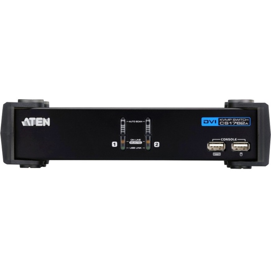 2-PORT DVI KVMP WITH USB2.0 PERIPHERAL