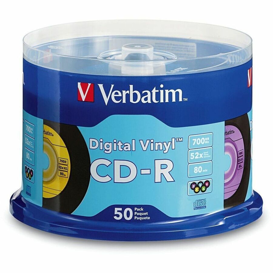 50PK CDR 80MIN 700MB DIGITAL MULTI 5