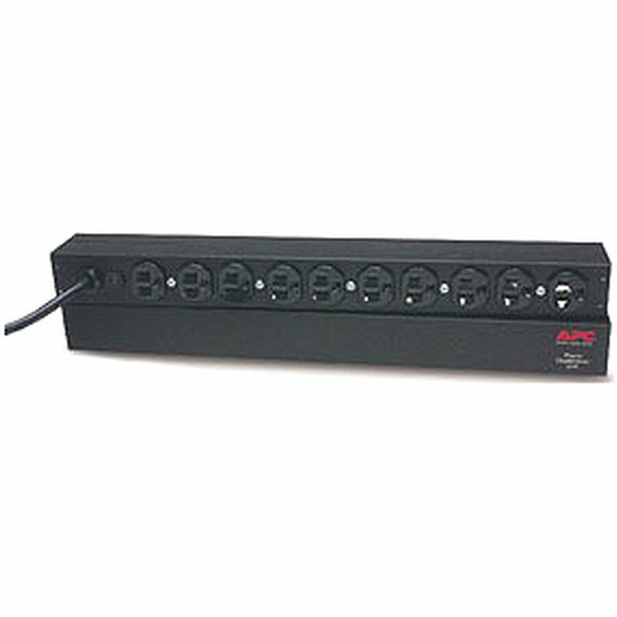 AP9562 - POWER DISTRIBUTION UNIT - 1U - 120 V - NEMA 5-15P - 10 NEMA 5-15R - BLA