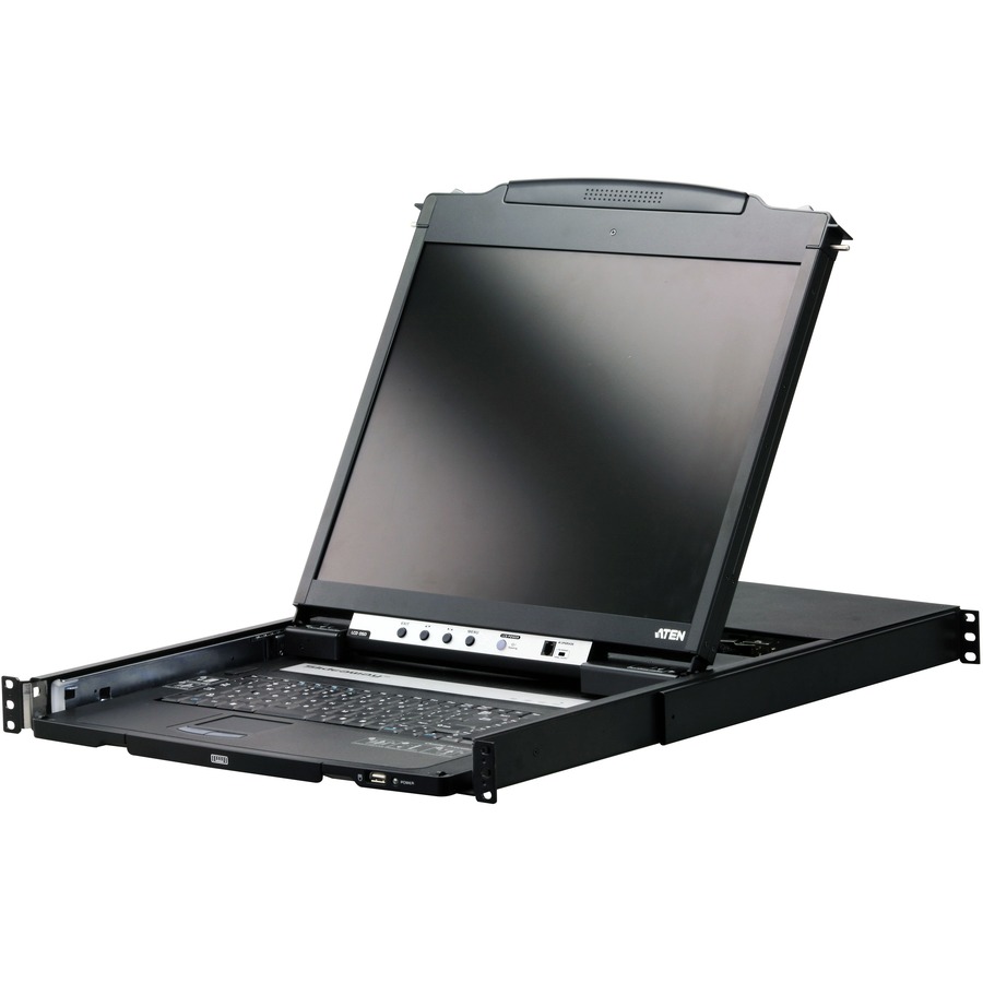 19" Dual Rail LCD Console