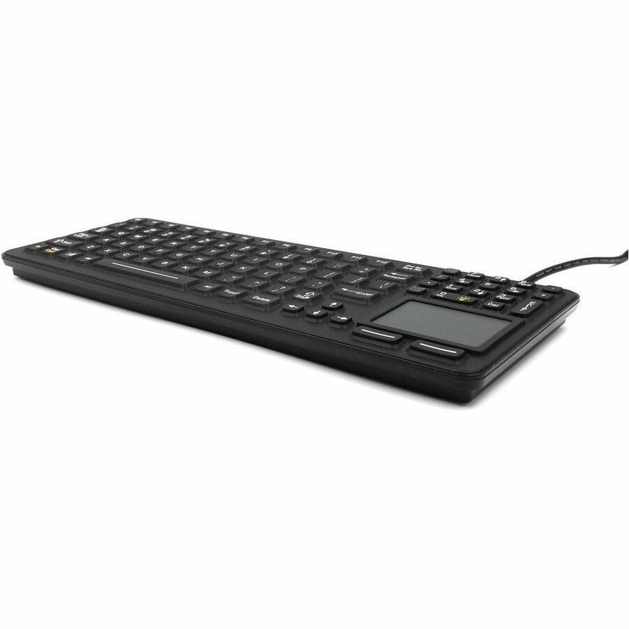 SK-97-TP-USB-BLK - SEALED WITH INTEGRATED TOUCHPAD - 12 FUNCTION KEYS - CLEANABL