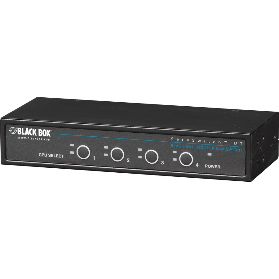 KVM SWITCH - 4-PORT, SINGLE-MONITOR, VGA, PS/2, DESKTOP