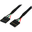 Startech 18in Internal 5 pin USB IDC Motherboard Header Cable – F/F (USBINT5PIN)