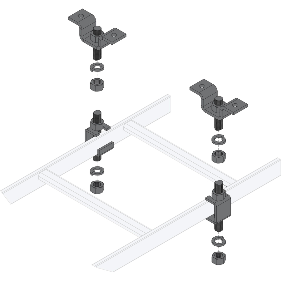 5/8 SLOTTED CEILING KIT,1