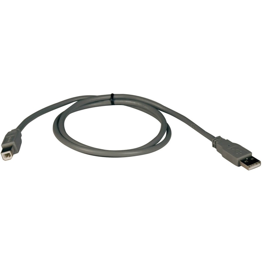 TRIPP LITE SERIES USB 2.0 A TO B CABLE - USB A LEFT CONNECTOR - MALE LEFT GENDER