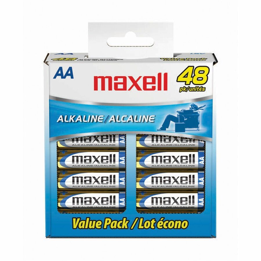 MAXELL AA BATTERY 48PK BOX