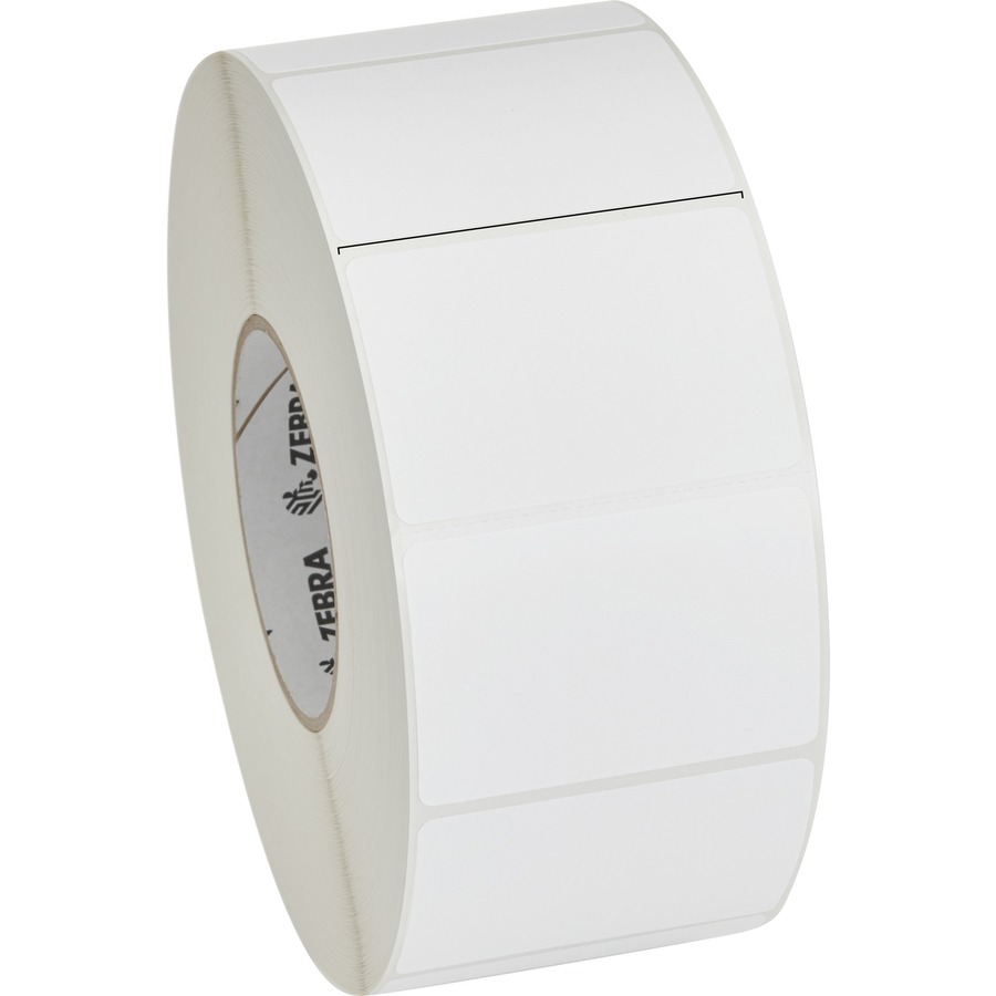 Label, Kimdura Polypropylene, 3x2in (76.2x50.8mm); Tt, Polypro 4000t, High Performance Coated, Permanent Adhesive, 3in (76.2mm) Core, 2230/Roll, 4/Box, Plain