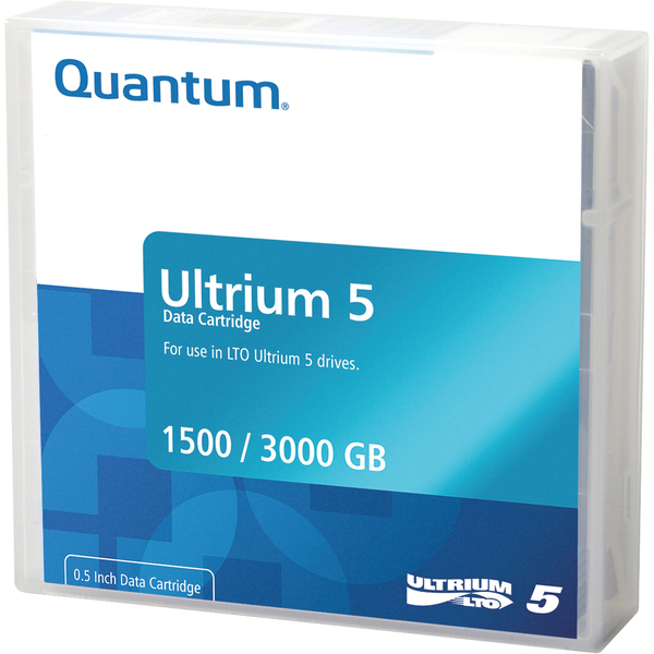 Quantum LTO-5 Ultrium Data Cartridge - 1.50TB Native, 3TB Compressed (MR-L5MQN-01)