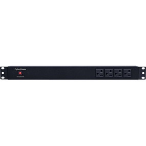 CyberPower Basic PDU20B4F8R 12-Outlets PDU - Basic - NEMA 5-20P - 12 x NEMA 5-20R - 120 V AC - 1U - Vertical - Rack-mountable