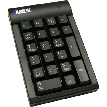 Kinesis USB Numeric Keypad, Cherry Low-Force Mechanical Switches PC (AC210USB-BLK)
