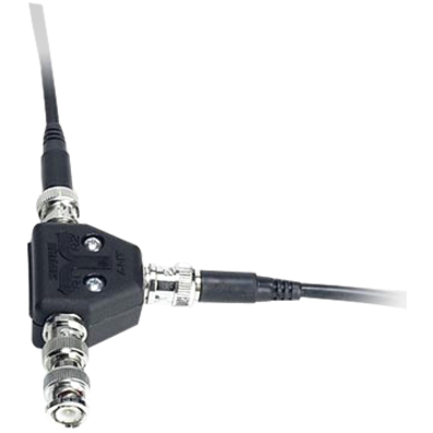 PASSIVE 2-WAY ANTENNA SPLITTER KIT, INCLUDES TWO 1 IN 2 SIGNAL SPLITTERS AND BNC