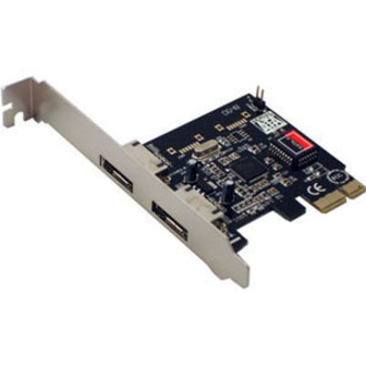 SYBA (Best Connectivity) 2 ports e-SATA (External) SATA II PCI-Express Controller Card (SD-SA2PEX-2E)