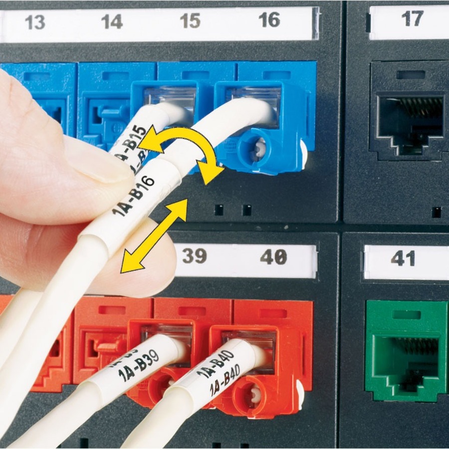 WHT PRINT-ON AREA 10 - 6 AWG CBL