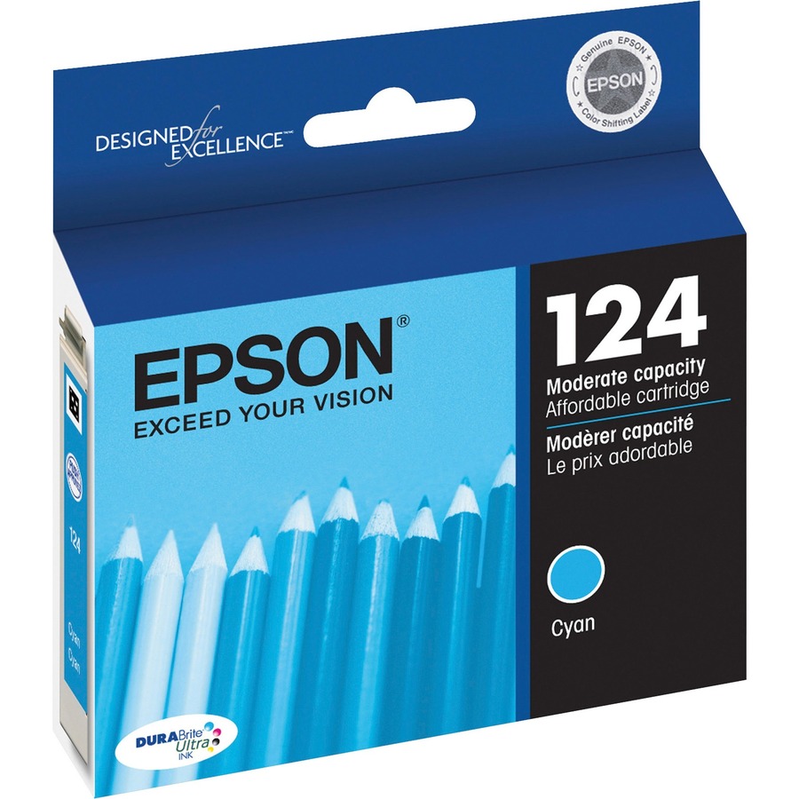 Epson 124 Cyan Ink Cartridge | T124220