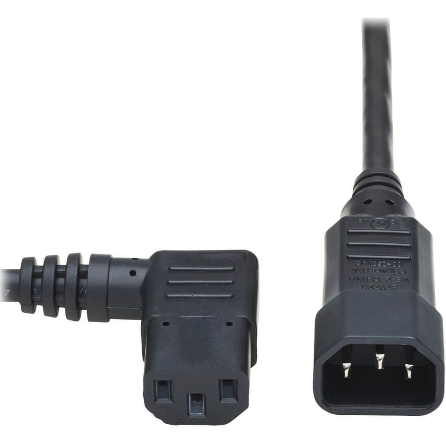 EATON TRIPP LITE SERIES POWER EXTENSION CORD, LEFT-ANGLE C13 TO C14 PDU STYLE -