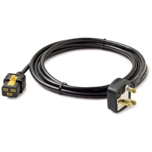 POWER CORD, LOCKING C19 TO BS1363A (UK), 3.0M