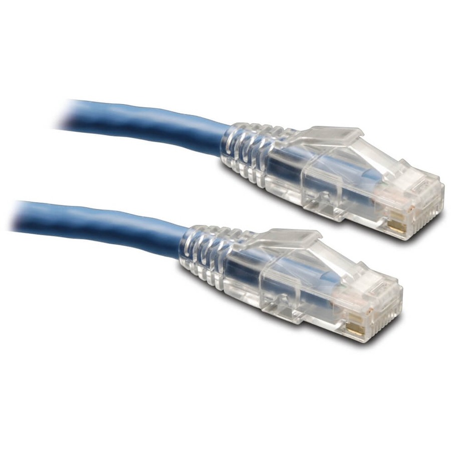 CAT6 Gigabit Solid Conductor Snagless Utp Ethernet Cable (RJ45 M/M), Poe, Blue, 100 Ft. (30.5 M)