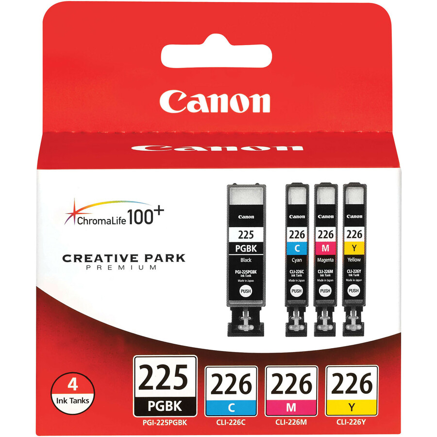 PGI-225 / CLI-226 4 COLOR VALUE PACK - INK - CARTRIDGE - CARTRIDGE - PGI-225 BK,