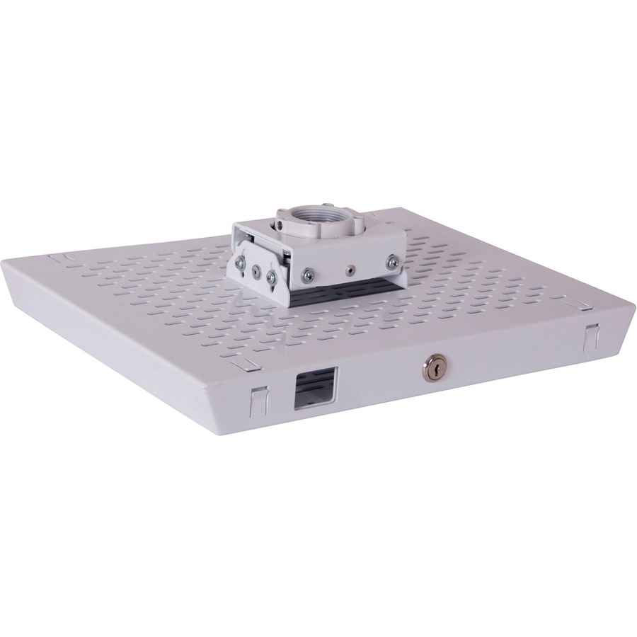 RPA SECURITY PROJECTOR MOUNT , KEY OPTION A, WHITE