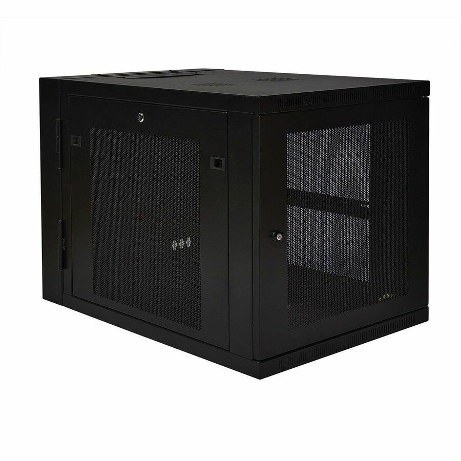 Smartrack 12u Server-Depth Wall-Mount Small Rack Enclosure, Hinged Back