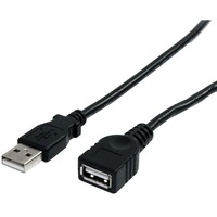 STARTECH USB 2.0 Extension Cable USB A Male to A Female Cable (USBEXTAA10BK)