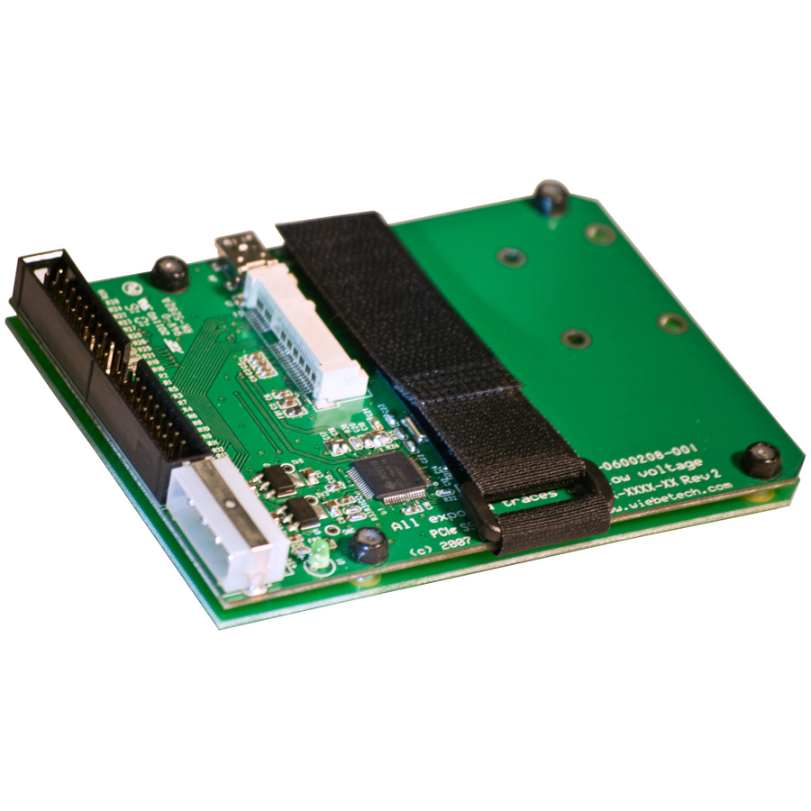 ADAV4-MPCIE, A V4 COMBO ADAPTER FOR MINI PCIE FLASH MODULES. SUPPORTS SATA, PATA